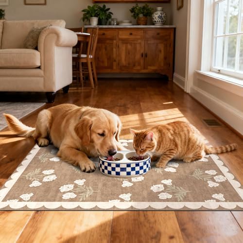 Floral Outdoor Rugs, 28"x43" Front Door Mat Indoor Outside Entrance - Image 6
