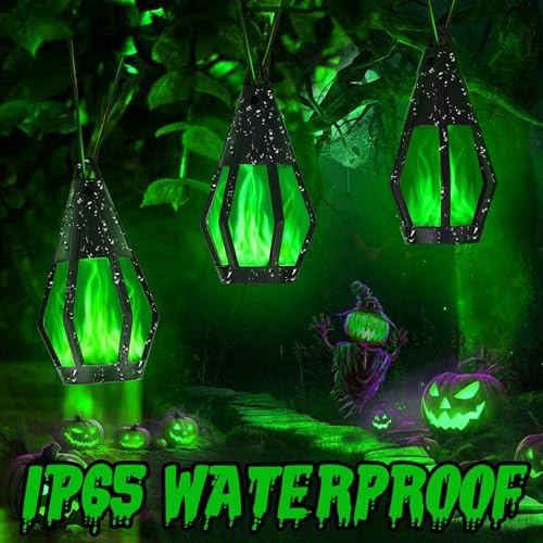 Solar String Lights for Outside, 33Ft Solar Patio Light with 15 Flickering - Image 4