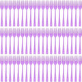 60 Pcs Purple Disposable Plastic Forks Cutlery Heavy Duty Dinnerware Plastic Silverware Flatware for Home Office School Party Picnics Restaurant Outdoor Events or Every Day Use (Purple) by Unknown