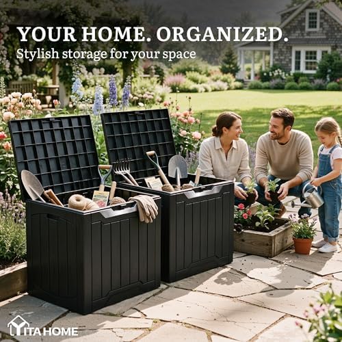 YITAHOME 31 Gallon Deck Boxes Set of 2 - Image 4
