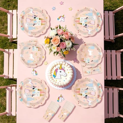 250Pcs Princess Birthday Party Decorations for Girls' Princess Serves 50 - Image 7