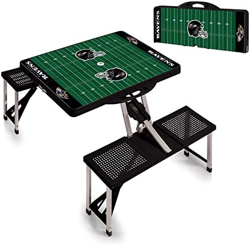 Picnic TIME NFL Football Field Folding Picnic Table, Camping Table, Outdoor Table with Umbrella Hole - Image 4
