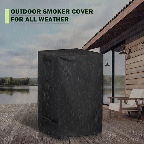 Smoker Cover for Pit Boss PBV3G1 Smoker Grill, Outdoor Grill Cover for Pit Boss Vertical Smoker Grill-23 L x 22" D x 47" H - Image 6
