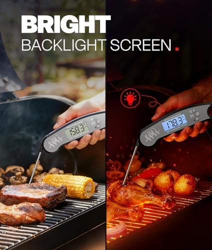 Meat Thermometer Digital, Food Thermometer for Cooking, Black & Grey - Image 3