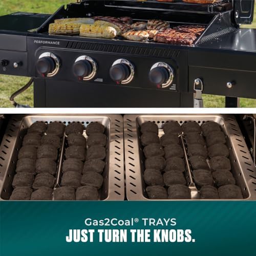 Charbroil Gas2Coal Performance Series 4 Burner Charcoal Tray - Image 3