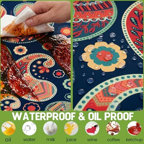 Picnic Table Cover with Bench Covers Table Cloth Tablecover Camping Essentials Camp Must Haves Camper Gear Outdoor Accessories River Water Motorhome Trailer Tent Rv Car Travel Activities Accessary Set - Image 4