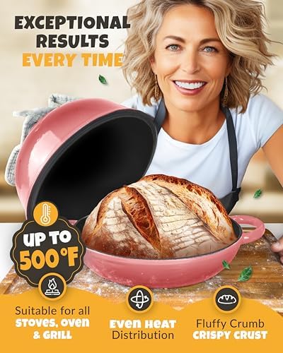 CRUSTLOVE 5 QT Bread Oven for Sourdough Baking with Lid & Baking Tool Set - Image 6