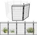 Gardner Pet Dog Playpens, 40" H 2 Add-on Panels for Small/Medium/Large Dogs, Foldable Pet Play Yard Gate Extensions, Pet Playpen, Anti-Rust, Quick Install, Black by GardnerPet