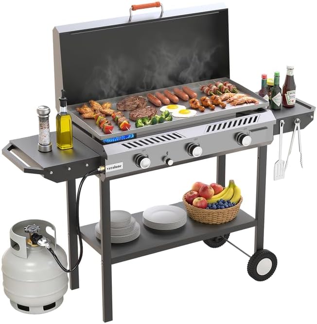 Veralune 2-in-1 Propane Stove & 33'' Griddle Combo with Ignition by Veralune