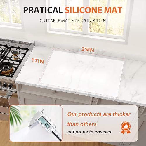 Silicone Mats for Kitchen Counter Heat Resistant Countertop Protector - Image 2