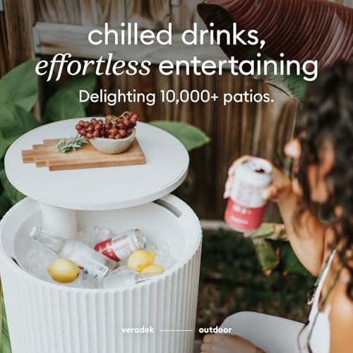 Veradek Cooler Side Table - Outdoor Cooler Table and Ice Chest - Image 7