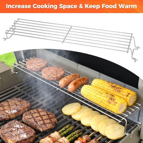 304 Stainless Steel Warming Rack for Weber Spirit 300 and GS4 II 300 Series - Image 4