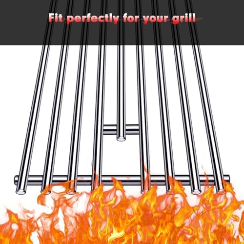 9MM 16517 Grill Grates Replacement for Bull Grill Replacement Parts, BBQ Bull Angus 4 Burner 47628 47629, Steer Premium 69008, Lonestar 87049, Bull Outlaw 26038 26039, Stainless Steel Grids - Image 6