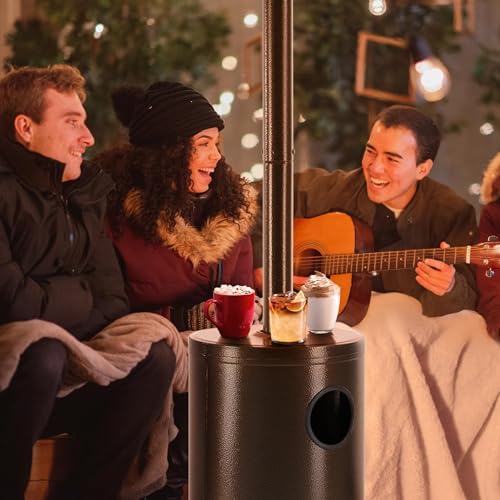 DUMOS 48,000 BTU Propane Patio Heater with Wheels, Outdoor Gas Heater - Image 2