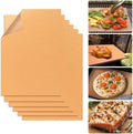 Copper Grill Mats for Ourdoor Grill Set of 6,Heavy Duty Non-Stick BBQ Grill Mats,Reusable & Easy to Clean for Gas,Charcoal & Electric Grills-15.75 x 13 Inch by HeavyDutyOvenLiners