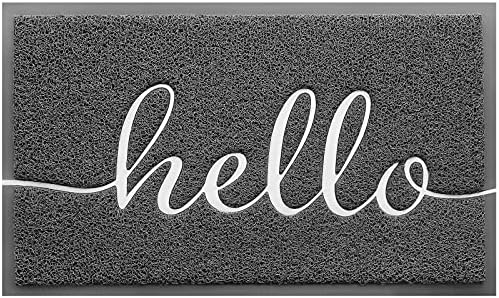 Door Mat Welcome Mat Floor Mat for Entryway, Patio, High Traffic Areas by Knockety