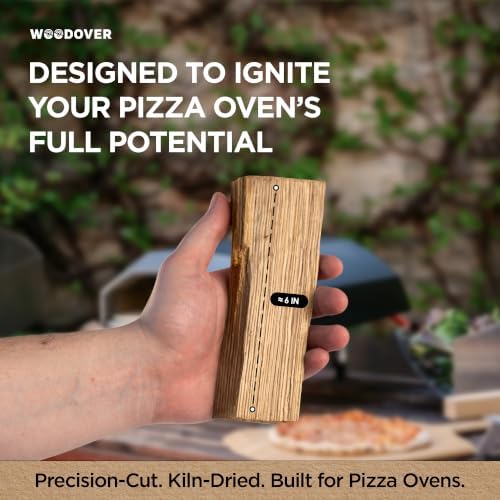 Woodover Pizza Oven Wood – Kiln Dried White Oak Logs, 6 Inch for Ooni, Gozney and Solo Stove, Clean Burning for Wood Fired Pizza and Grilling, 12 lb (800 Cu in.) - Image 3