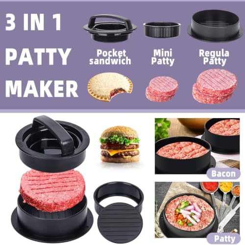 31pcs Griddle Accessories Kit for Blackstone,Professional Hibachi Flat Top Grill Tools,Enlarged Spatula Gift Set with Basting Cover,Burger Press Patty Maker for Outdoor BBQ Teppanyaki,BBQ Tool Set - Image 7