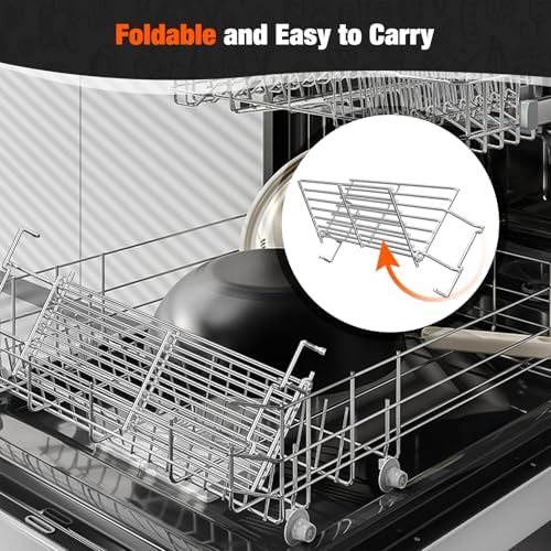 onlyfire Foldable Stainless Steel Warming Rack Grilling Parts for Weber Spirit/Spirit II 200 Series Grills with Front Control Knobs, Replaces Weber 67026, NOT FIT Newest Spirit Manufactured Since 2025 - Image 5