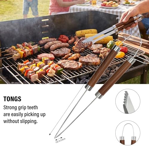 Grill Set, Grill Tools for Outdoor Grill Utensils Set BBQ Accessories - Image 5
