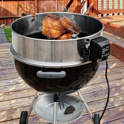 onlyfire Universal Barbecue Grill Rotisserie Motor Bracket, Black - Image 7