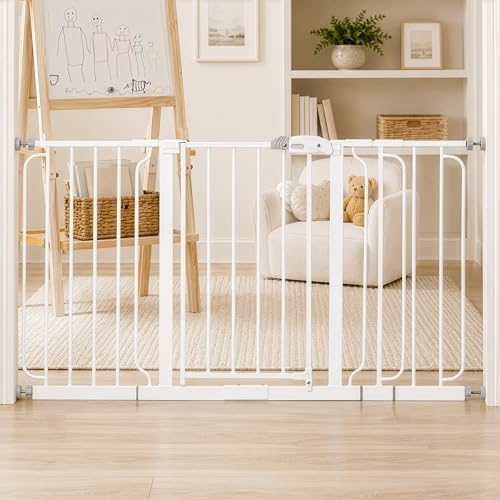 Regalo Safety 29"-56" Extra Wide Baby Gate, Bottom of Stairs & Doorways by Regalo