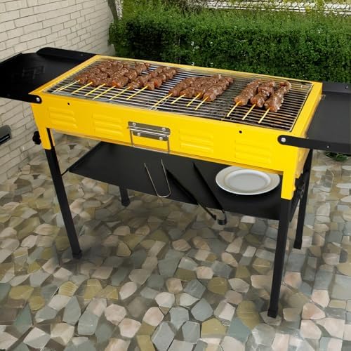 Portable Stainless Steel Grill, Home Charcoal Grill and Outdoor Folding Grill, perfect for traveling, outdoor cooking and grilling, camping, picnics. - Image 5