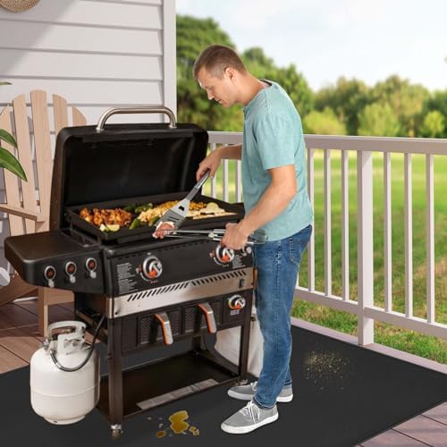 Grill Mat for Blackstone Griddle Accessories 28in & 36in, 90 x 48 x 0.04in - Image 2