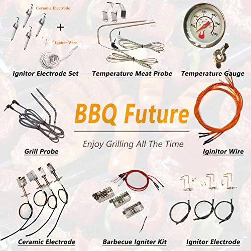 1.85 Inch BBQ Thermometer Gauge for Multiple Grills and BBQ Smokers, Barbecue Grill Temperature Gauge Replacement Parts, Silver - Image 4