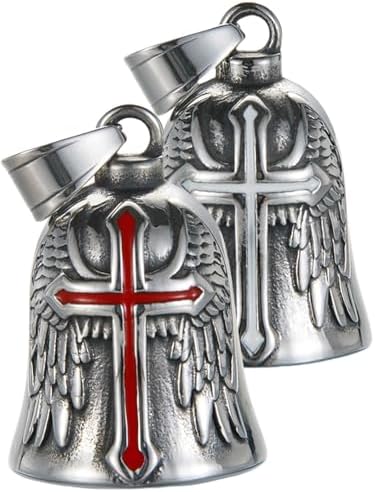 Motorcycle Bell Guardian Angel Gremlin Lucky Charm Gift For Riders by CTZSRGuardianAngelGoodLuckBells