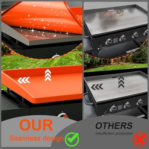 BANGIE 22" Silicone Griddle Mat for Blackstone, Anti-Rust Full-Wrap Cover - Image 5
