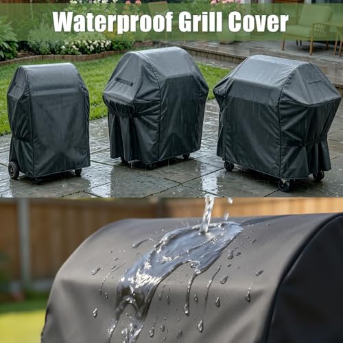 Grill Cover, 53 inch Outdoor Waterproof UV Resistant BBQ Covers - Image 6