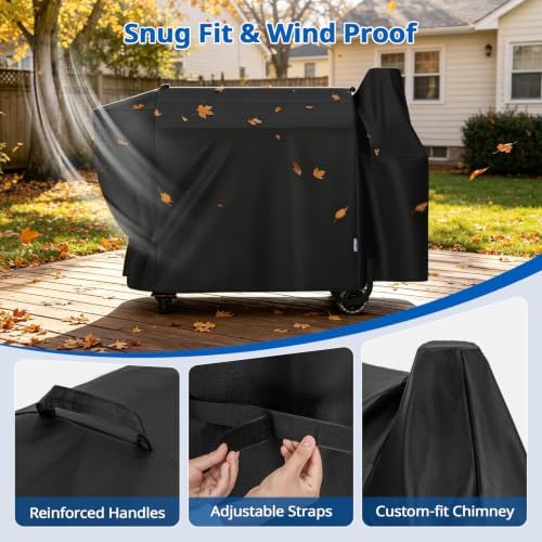 SunPatio BBQ Grill Cover Compatible with Pit Boss Austin XL/Rancher XL 1000 - Image 4
