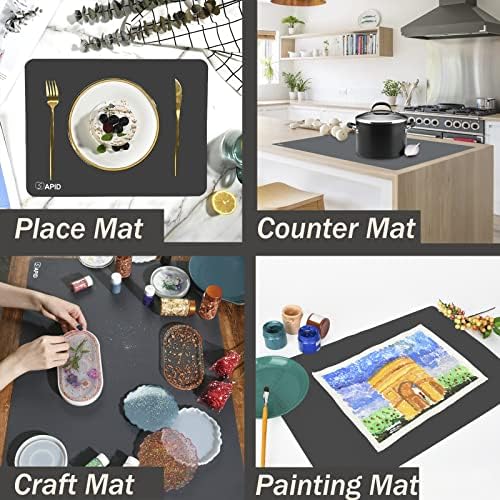 Extra Large Silicone Mat Kitchen Counter Heat Resistant Table Mat 36" x 24" - Image 6