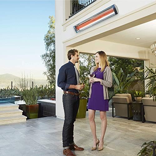 Infratech CD-6024 BR Stainless Steel Dual Element Electric Patio Heater, 61.25", 6000 Watt, 240 Volt, Bronze Finish - Image 5