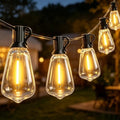 Outdoor String Lights 60FT, 32 ST38 Shatterproof Vintage Edison LED Bulbs by Outdoorlights