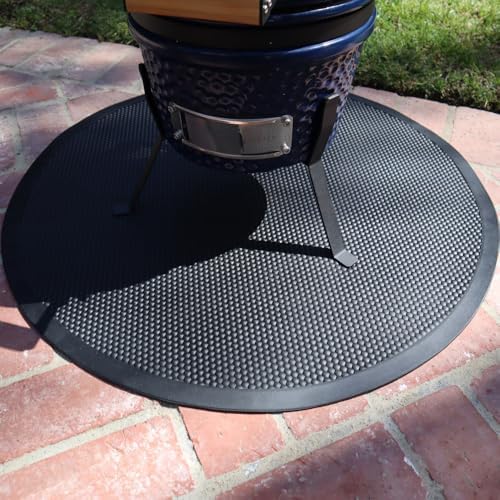Rubber-Cal Rubber BBQ Under Grill Mat - 5mm x 32" Diameter Round Mat - Image 3