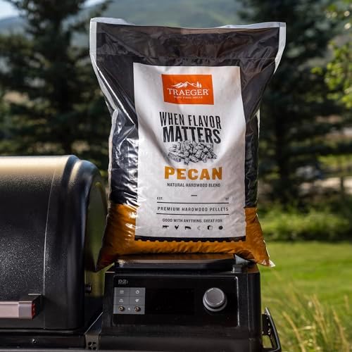 Traeger Grills Pecan 100% All-Natural Wood Pellets for Smokers and Pellet Grills, BBQ, Bake, Roast, 18 lb. Bag - Image 5
