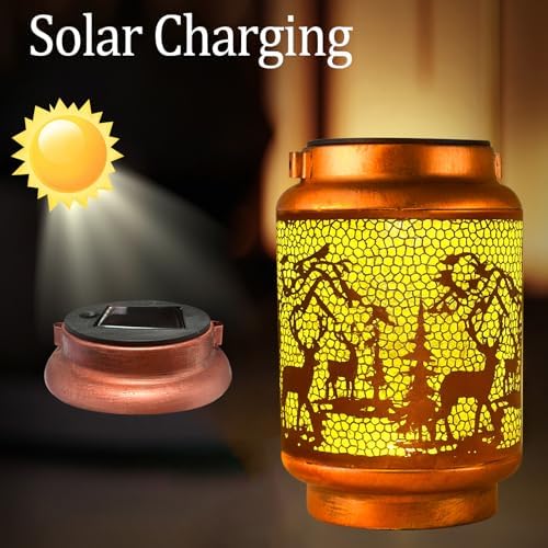 Solar Lanterns Outdoor Waterproof Gifts for Women Grandma Gifts - Image 2