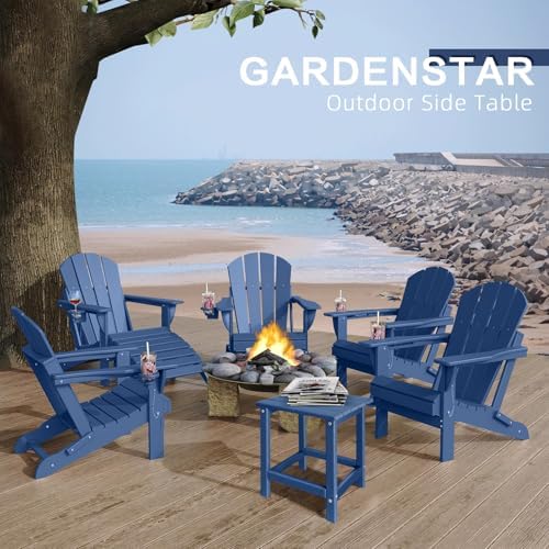 GARDENSTAR Outdoor Side Tables Adirondack, HDPE Small Table for Patio,Outside End Table for Porch, Deck, Pool, Weather Resistant/Easy Maintenance - Image 6