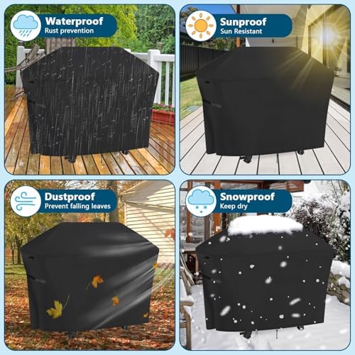 BBQ Grill Cover (46" L x 22" W x 41" H) - Image 5