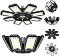 Aoretic LED Garage Lights 8 Panels 2 Pack -220W, 22000LM 6500K Led Shop Light with 8 Deformable Panels, Basement Barn Light Garage Ceiling Lights by Aoretic