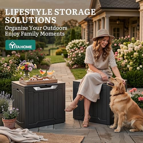 YITAHOME 31 Gallon Deck Boxes Set of 2 - Image 6