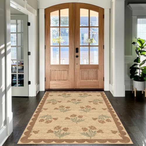 4x6 Covered Outdoor Patio Rug - Washable Front Door Mat Entry Rug - Image 4