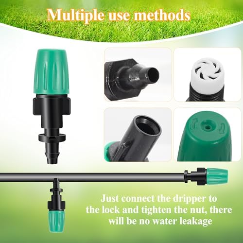 1/4" Misting Nozzles Drip Irrigation Spray Emitters, 50 Pcs - Image 4