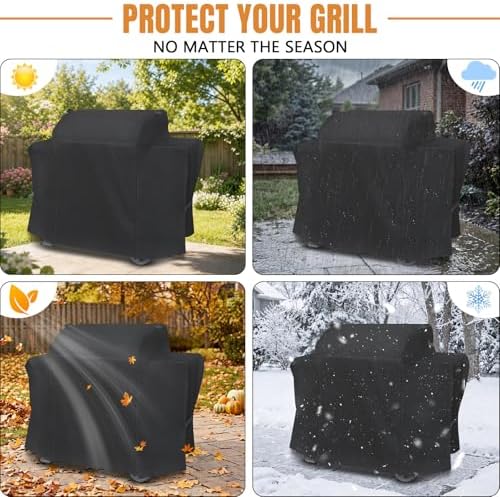 Outdoor Heavy Duty Waterproof Grill Cover for Traeger Westwood XL Wood Pellet Grill,Fade Resistant Grill Cover for Westwood XL 823 Accessories,BBQ Cover Parts for Traeger Smoker Grill Cover - Image 7