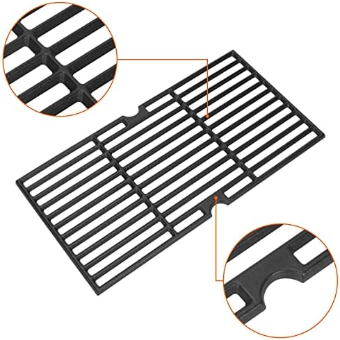 DELSbbq 18" Cast Iron Grill Grates for Charbroil Performance 4 Burner - Image 4