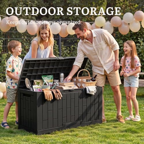 YITAHOME 60 Gallon Resin Deck Box - Image 5