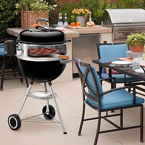 onlyfire Multi-Purpose Stainless Steel Rotisserie and Pizza Combo Kit - Image 6