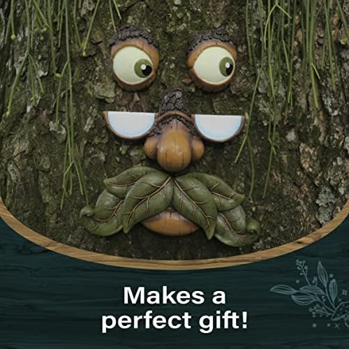 Tree Faces Decor - Outdoor Yard Art Garden Decoration - Unique Peeker for Outdoors and Indoors - Old Man Tree Hugger Art - Image 5
